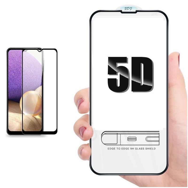 5D zaščitno steklo Fenix za Samsung Galaxy A51 - Črna