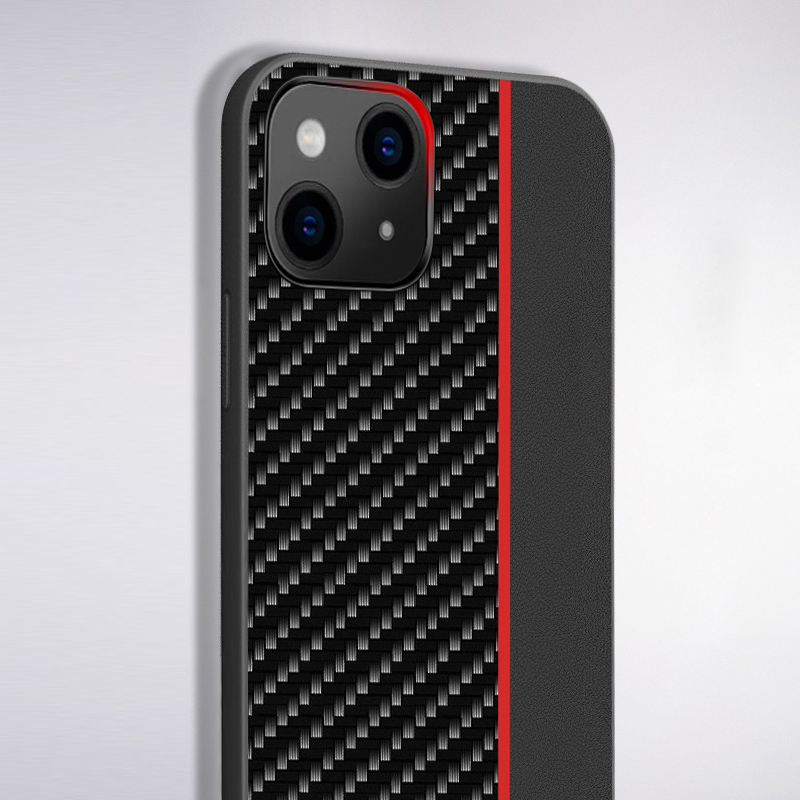 Carbon ovitek za Xiaomi Redmi 9C - Črna