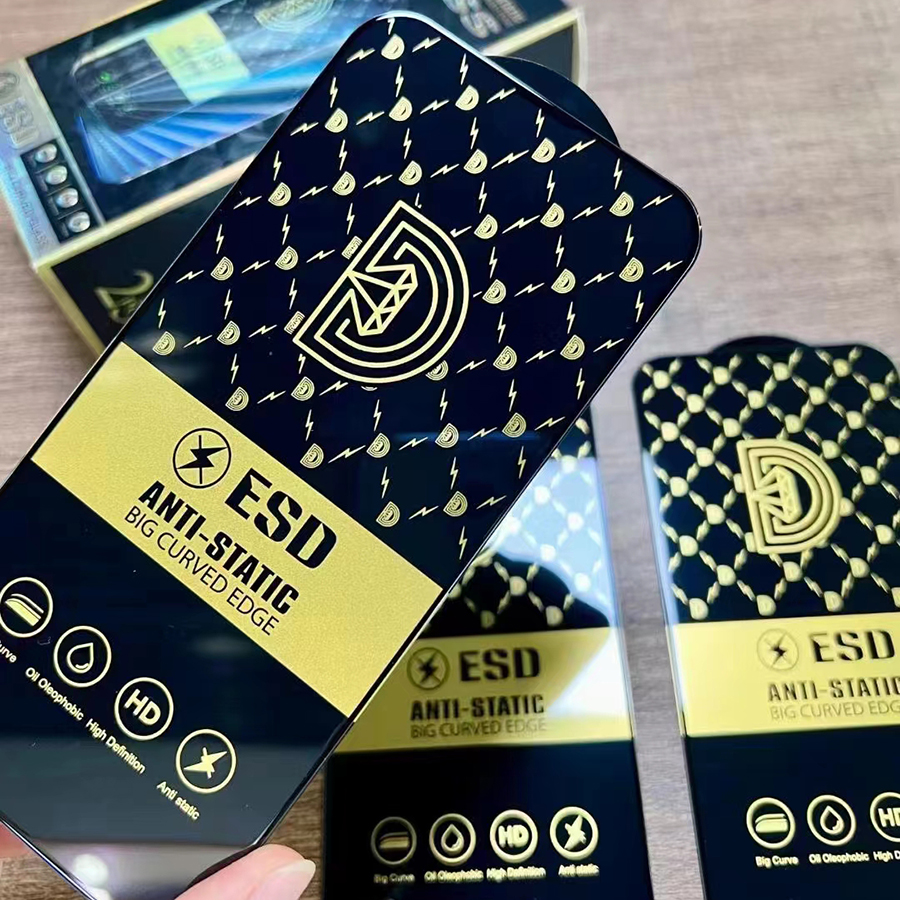 Diamond antistatično kaljeno steklo za Oppo Reno5 5G - Črna