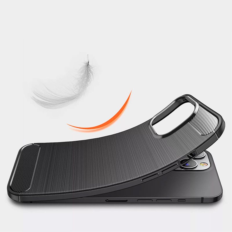 Ohišje Carbon Shield TPU za Xiaomi Redmi 10A - Črna