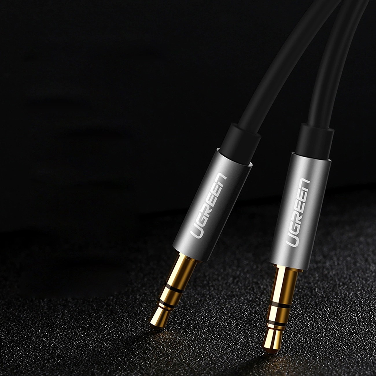 Ugreen kabel - avdio kabel AUX mini jack 3,5 mm - 1m - Črna
