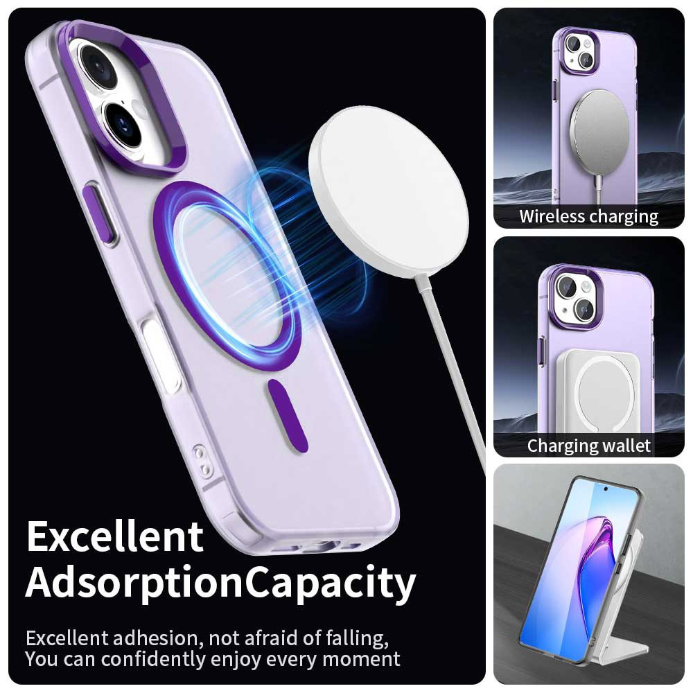 Techsuit - CandyCase MagSafe ovitek za Apple iPhone 17 - Črna