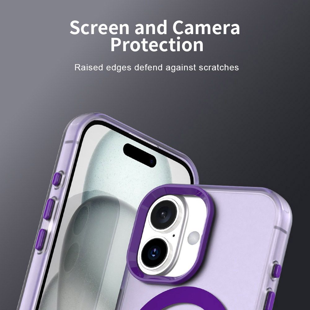 Techsuit - CandyCase MagSafe ovitek za Apple iPhone 17 - Črna