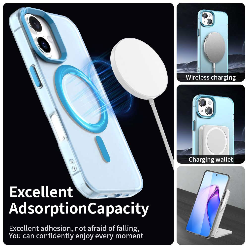 Techsuit - CandyCase MagSafe ovitek za Apple iPhone 17 - Črna