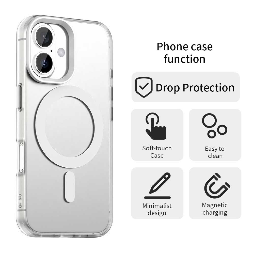 Techsuit - CandyCase MagSafe ovitek za Apple iPhone 17 - Črna