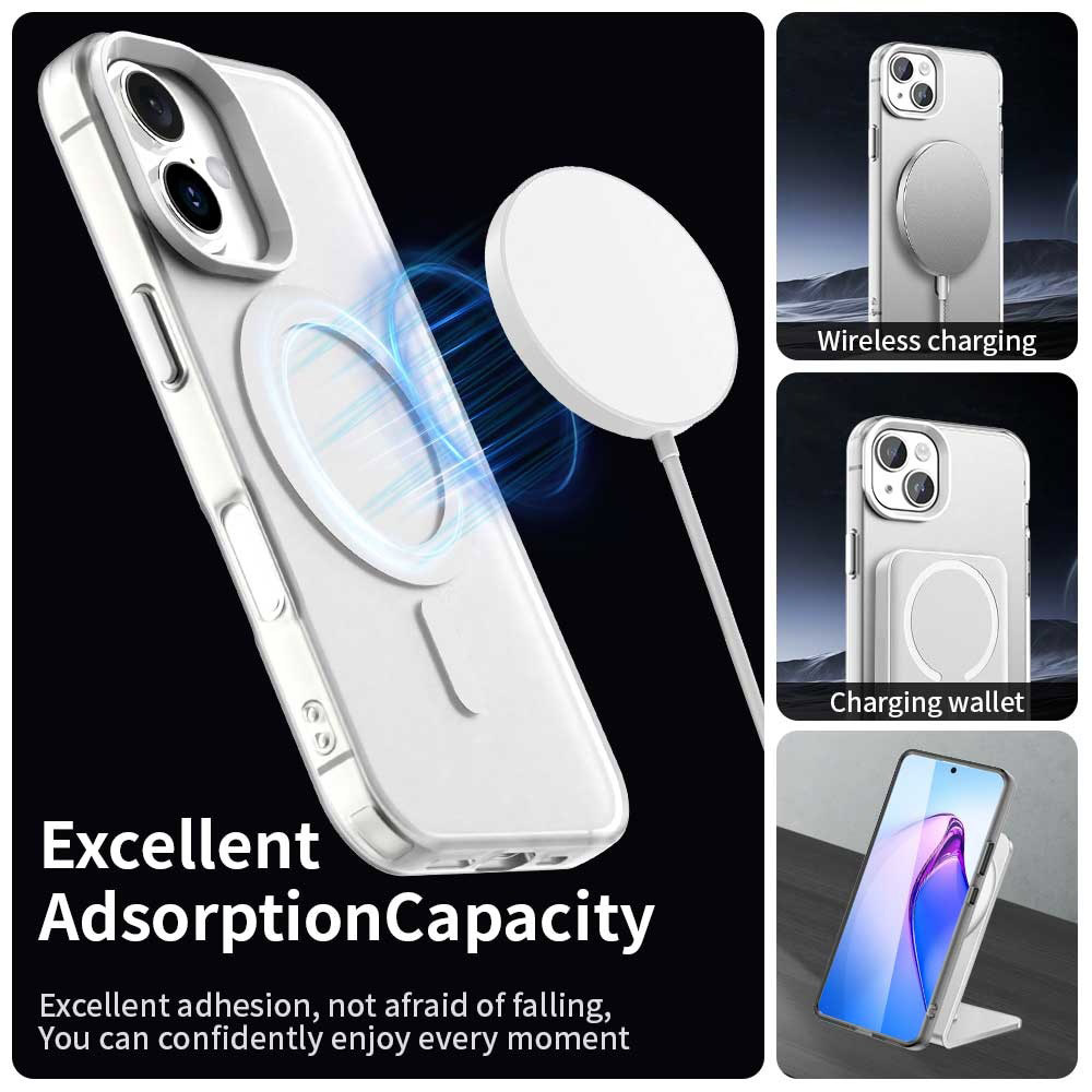 Techsuit - CandyCase MagSafe ovitek za Apple iPhone 17 - Črna