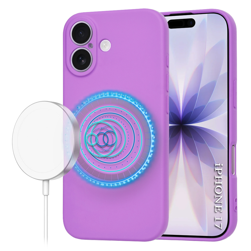 Techsuit - SoftFlex MagSafe ovitek za Apple iPhone 17 - Modra