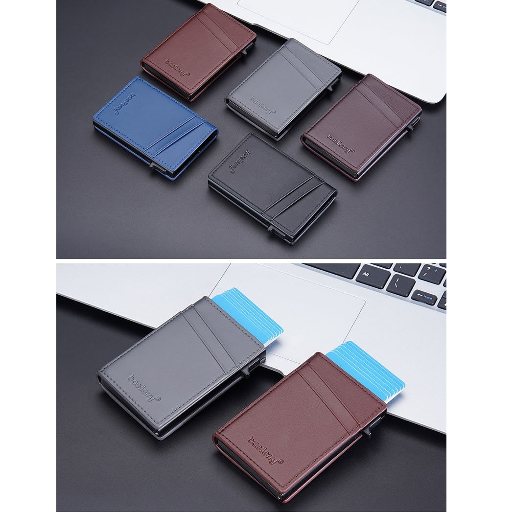 MINI WALLET Baellerry LU-36146 - Temno Rjava
