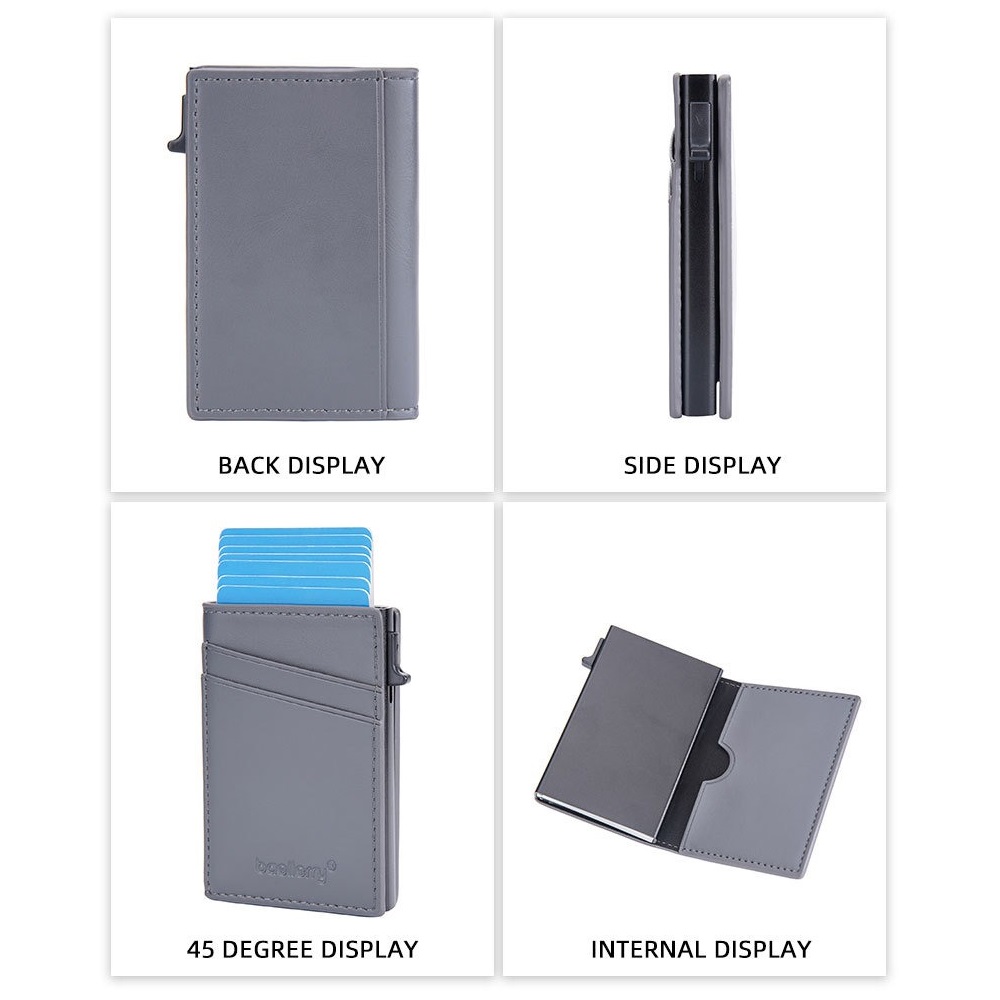MINI WALLET Baellerry LU-36146 - Temno Rjava