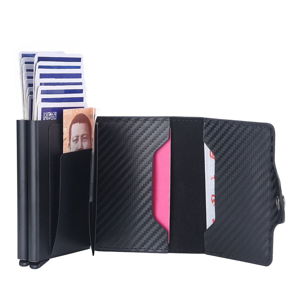 MINI WALLET Izmael Double ME-25396 - Temno Rjava