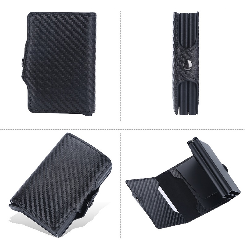 MINI WALLET Izmael Double ME-25396 - Temno Rjava
