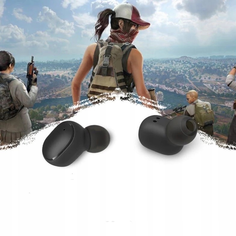 Brezžične bluetooth slušalke E6S - Črna
