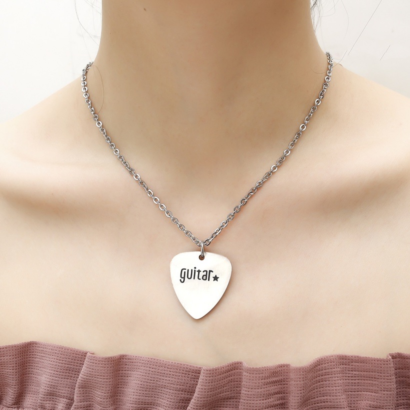 Ogrlica Guitar - Srebrna