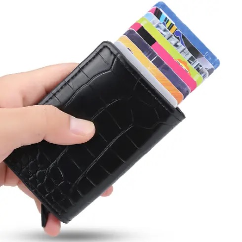 MINI WALLET Izmael MA-25555 - Temno Rjava