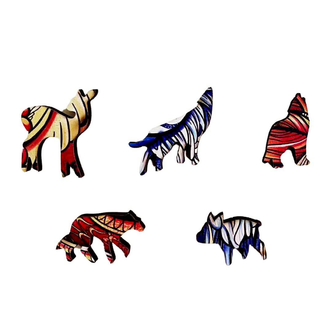Lesene puzzle - Tiger / M