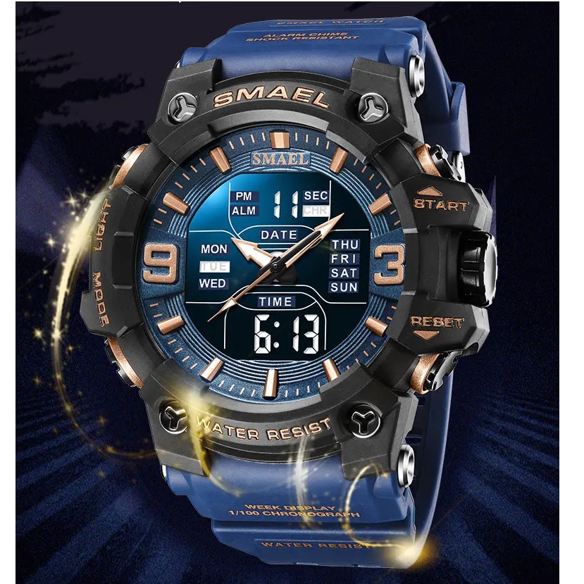 Ura SMAEL TR-29452 - Temno modra