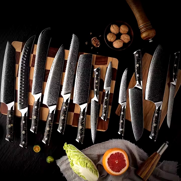 Damaščanski kuhinjski nož WA-35146 - Cleaver