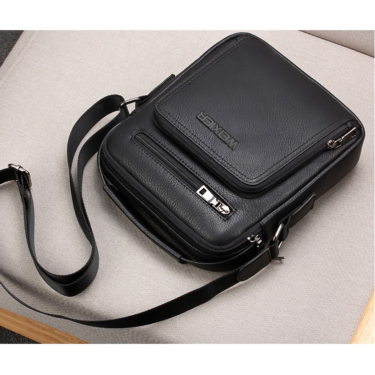 Moška Crossbody Torbica WEIXIER MA-15411 - Rjava