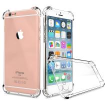 Silikonski ovitek z ojačanimi robovi za Apple iPhone 6/iPhone 6s - Prozorna