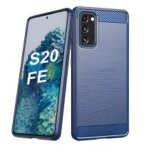 Ohišje Carbon Shield TPU za Samsung Galaxy S20 FE 5G - Modra