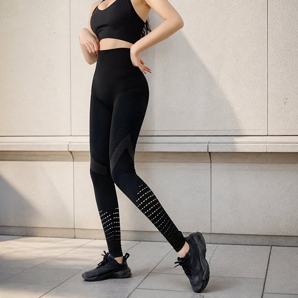 Fitnes Legice - Črna / L